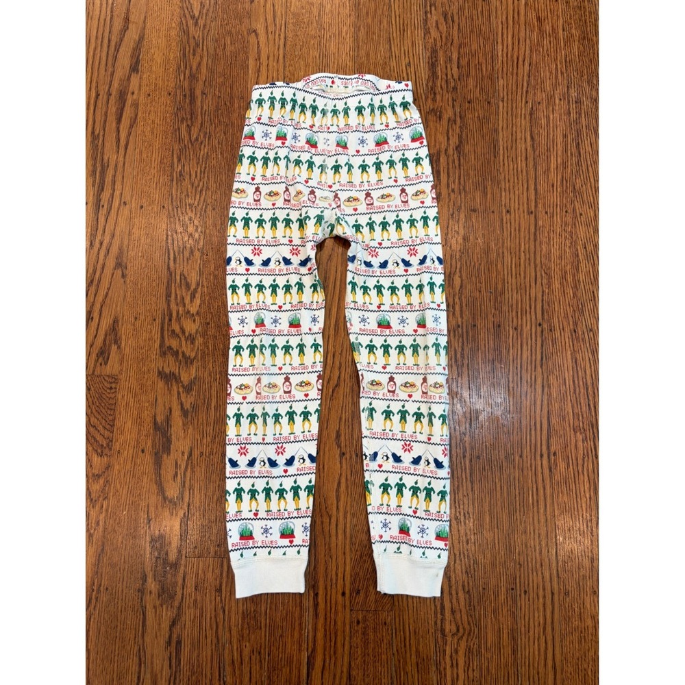 Hanna Andersson Kids Elf Movie Pajama Pants Organic Cotton Raised By Elves 6-7